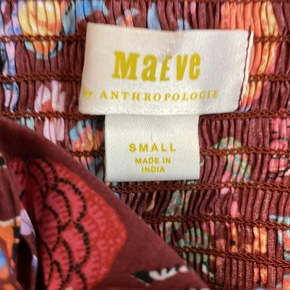 New Women’s Maeve Ruffled Tie-Front Blouse By Anthropologie!!🔥🔥🔥 - Picture 12 of 12